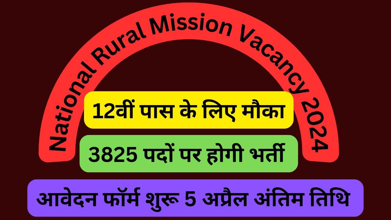National Rural Mission Vacancy